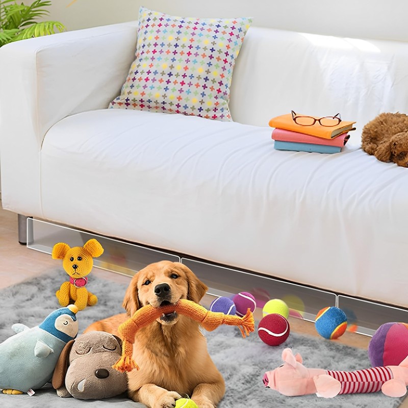 MZSX 10 x Toy Blockers for Furniture, Clear Toy Blocker