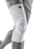 BAUERFEIND Unisex Adult Knee Support, Knee Sports Bandage, All White,