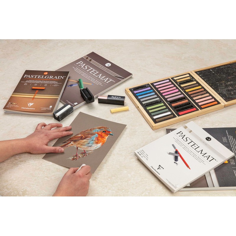 Clairefontaine Pastel Mat No.5 Block 24x30cm 12 sheets 360g/m² Acid-free