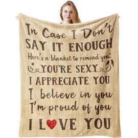 Jinmaple Wedding, Gifts for Her or Him Blanket 150x130CM, Wedding Gifts, for Couple, Birthday Gifts for Boyfriend, Girlfriend, Wife, Husband, Couple Gifts Wedding Presents