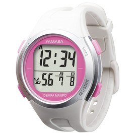 Yamasa Pedometer Pedometer TM-510WP White x Pink