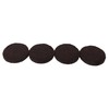Shepherd Hardware 9822 1-Inch Self-Adhesive Felt Furniture Pads, 4-Pack, Brown