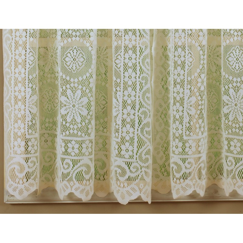 Today's Curtain Hopewell Premium Lace Panel 84", Cream, 58W x