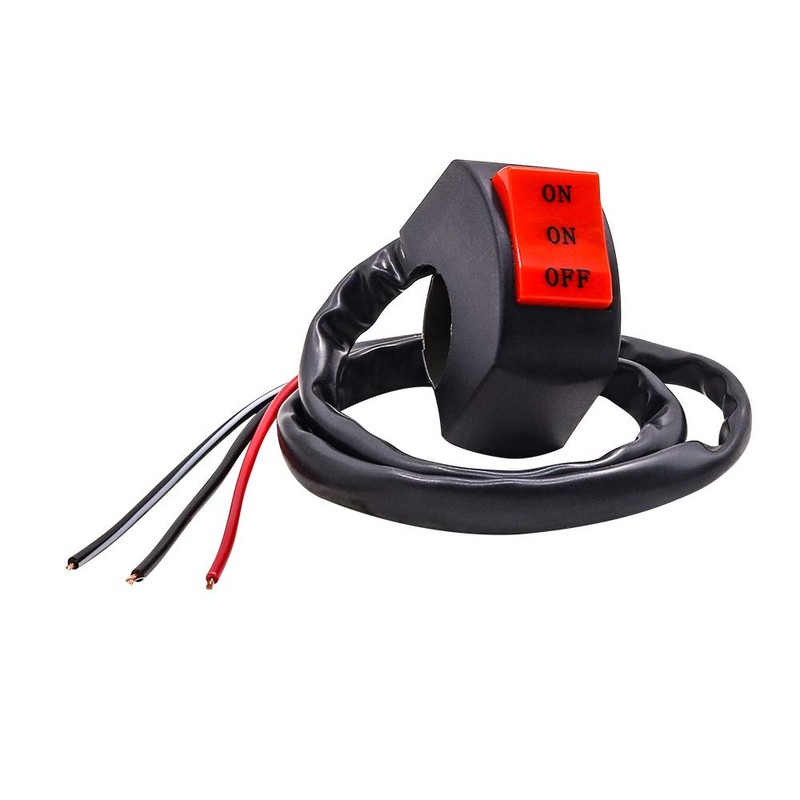 Aoling Motorcycle Steering Wheel Switch 12V 7/8 22mm Motorcycle Handlebar