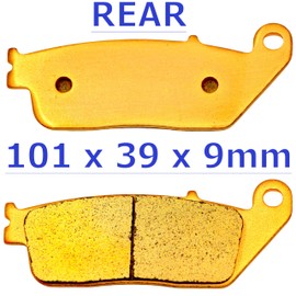 MC Brakes Brake Pads for Indian Chief Chieftain Roadmaster Springfield 2014-2024 Bobber Dark Horse Vintage Classic Elite Limited Super Chief Front Rear Sintered Copper Brake Pads MC347F196R
