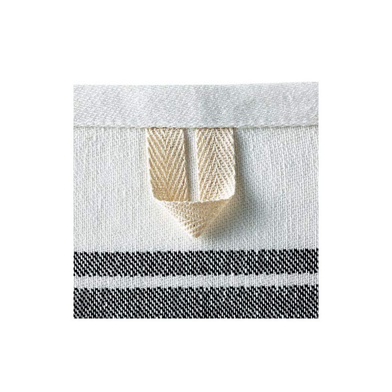 DEAN&DELUCA Tea Towel, Gray, Large, Loop, Logo Included, Kitchen Towel,