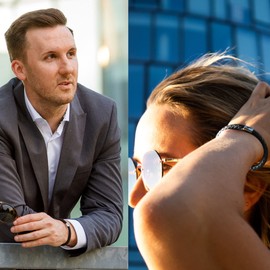 ZISANO Power Power & Balance Bracelets - Various Colours & Sizes - Genuine Leather Bracelet Men Women - Magnetic Closure - Stainless Steel Bracelet Men - Jewellery Women - Gifts for Women, Leather