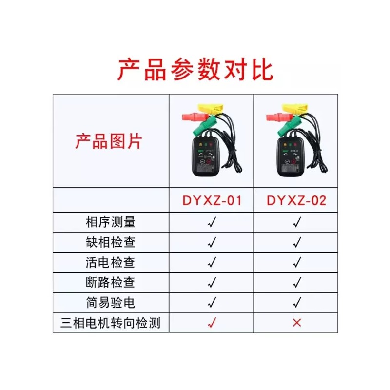 DYXZ 상테스터기 비접촉식 저항 DYXZ02 삼상 절연 접지 [A. DYXZ02]