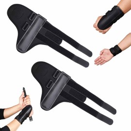 Golf Swing Alignment Brace 2.0, Golf Swing Alignment Brace, Golf Wrist Brace, Golf Wrist Hinge Trainer Aid, Golf Wrist Brace Training Aid, Gesture Alignment Practice Tool for Golf Beginners (2PCS)