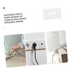 DOITOOL Threading Panel Wall Plate Cable Pass Through Brush Wall
