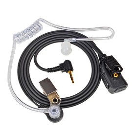 YNIBST 1Pin 2.5mm Walkie Talkie Surveillance Headset Earpiece with Clear Acoustic Tube and Mic PTT for Motorola Talkabout Series T605 H2O T200 T260 T800 Two-Way Radio