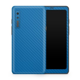 Carbon Fiber Tablet Skin Compatible with BOOX Palma 1 (2023) - Solid Blue - Premium 3M Vinyl Protective Wrap Decal Cover - Easy to Apply | Crafted in The USA by MightySkins