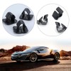 SEMINISMAR Car Bonnet Clip, 15 Pieces, Black PP (Polypropylene) Clip,