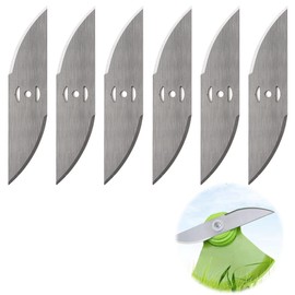 SEABABOO Metal Grass Trimmer Blades for Grass Trimmer Thickened 150 mm Pack of 6 Grass Trimmer Replacement Blades Hole Diameter 5 mm Grass Trimmer Metal Grass Trimmer Accessories Replacement Blades