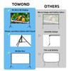 TOWOND Projector Screen with Stand, 100 inch Outdoor Projector Screen