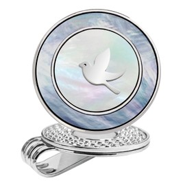 E TRUEE Golf Ball Marker Hat Clip with Pearl Ball Marker, Golf Gifts, Golf Accessories, Golf Ball Markers for Women