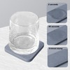 GAESHOW Pack of 4 Water-Absorbent Diatomite Drink Coasters, Quick Drying