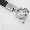OTOTEC Leather Car Keychain with Glitter Rhinestones Universal Key Fob