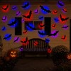 LED Bats Halloween Decoration, 3D Bat Wall Lights for Door/Window
