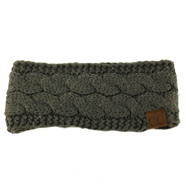 Winter CC Confetti Warm Fuzzy Fleece Lined Thick Knit Headband