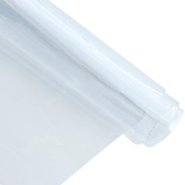 ONEART | 12 Gauge Clear Tinted Plastic Vinyl, 16"x48" See Through Vinyl Fabric-Transparent