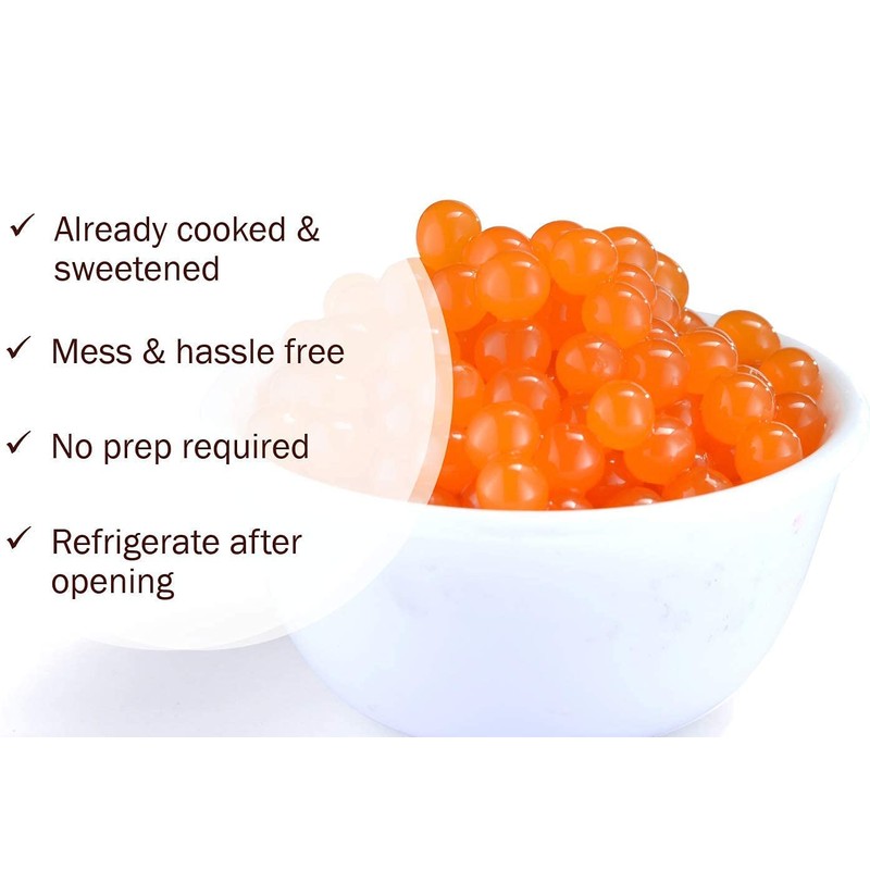 Premium Popping/Bursting Boba Pearls/Boba Bombs/Dessert Topping by Buddha Bubbles Boba