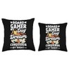 Classic Board Game Night Enthusiast Group Gathering Throw Pillow
