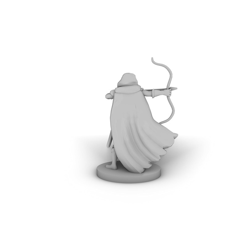 Human Male Ranger Tabletop DND Gaming Miniature