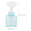 Ipetboom Flower Foaming Dispenser Bottle Refillable Empty Soap Container for