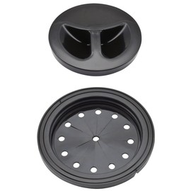 GAONA Holiday Simon Sinks GA-PB005 Drain Lid and Water Stop Lid Set, Compatible Sizes 5.3, 5.7, 5.9 inches (135, 145, 150 mm) (Easily Cut, Stores Water, Odor Resistant, Convenient)