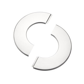 Wall Split Flange, Stainless Steel Round Escutcheon Plate for 1.34"/34mm Diameter Pipe, Pack of 3 (34mm/1.34'')