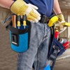 Tool Pouch with Belt Clip, Waxed Canvas Nail Pouch, 5