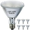 MISDOOD PAR30 Long Neck Halogen Flood Light Bulbs, 120V 60W