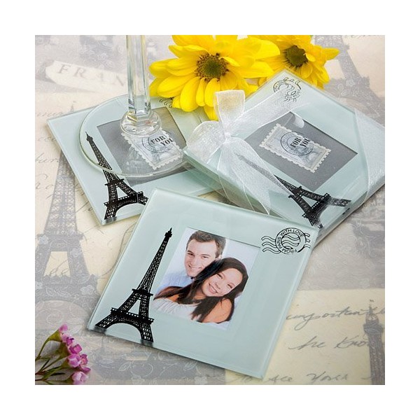 From Paris with Love Collection Wedding Coaster Favors