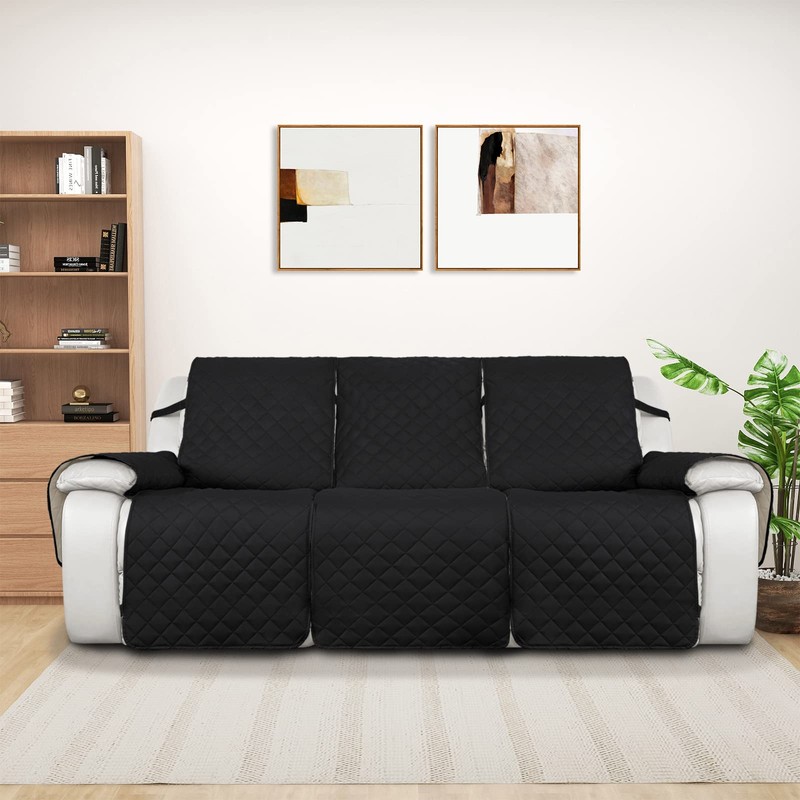PureFit Water Resistant Reversible Sofa Covers for Reclining Sofa 3