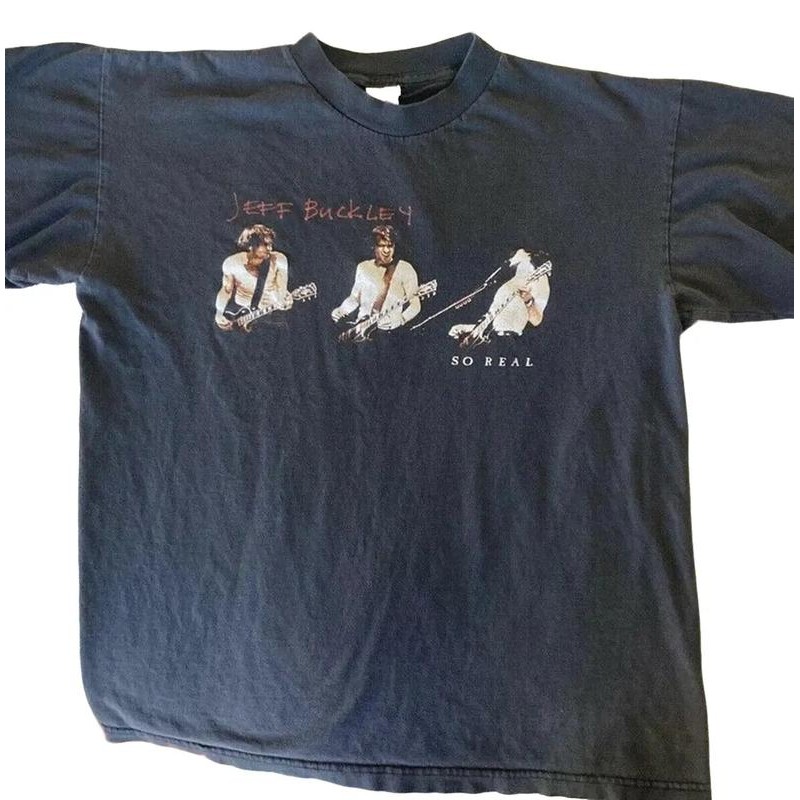 Jeff Buckley So Real 1994 Tour Black T-Shirt - Size: