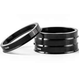 YANANGPARTS 56.1 to 72.6 Black Hub Centric Rings (Pack of 4) Aluminium Alloy Wheel Center Rings Hubrings 72.6 to 56.1 ID=56.1mm OD=72.6mm