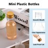 DAJAVE 50 Pack Mini Shot Bottles with Lids 50ml Miniature