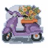 Mill Hill Scooter Beaded Counted Cross Stitch Ornament Kit 2023