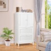 SEGAWE Bathroom Storage Unit Freestanding Cabinet with 2 Drawers and