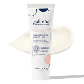 Gallinée - Face Recovery Mask - Nourishing & Hydrating Face Mask - With Prebiotic Oat Oil & Probiotic Complex & Shea Butter - Dermatologically Tested - For Dry & Sensitive Skin Types - 50 ml