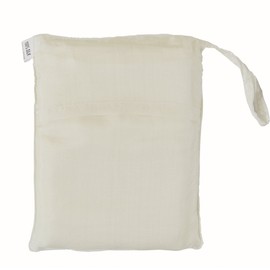 Marycrafts Silk Sleeping Bag Made of 100% Natural Silk, Summer Sleeping Bag Lining, Real Silk, 210 x 84 cm (White)