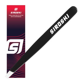 Siroshi Tweezers Precision Eyebrow Tweezers - Black