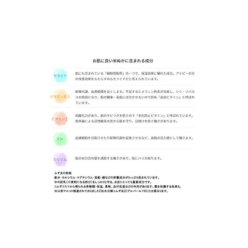 Minna Mirai 100% Additive-Free Rice Bran Enzyme Cleansing Refill Pack,