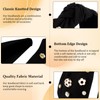 Hapdoo Black Soccer Rhinestone Jeweled Knotted Headbandn Wide Game Day