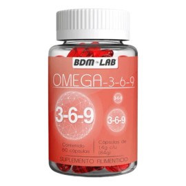 Omega 3,6 Y 9 Bdm Lab 60 Capsulas