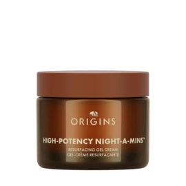 Origins High-Potency Night-A-Mins Resurfacing Gel Face Moisturizer with Fruit-Derived AHAs and Jojoba | Night Cream, 1.7 Fl Oz
