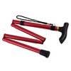 FOMIYES Foldable Adjustable Lightweight Trekking Pole Section Aluminium Alloy Anti-