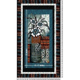 P&B Textiles - Still Life - 24" X 43.5" Fresh Cut Flowers Panel - Multi