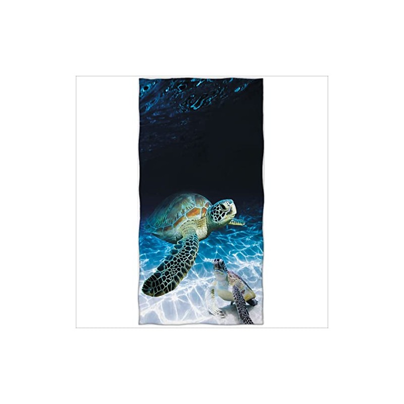 Zomer Beach Towel 70 x 140 cm, Printed Microfibre Bath